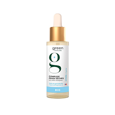 GREEN SKINCARE HYDRA Увлажняющий комплекс для сухой кожи с гранатом и кунжутом 30 мл