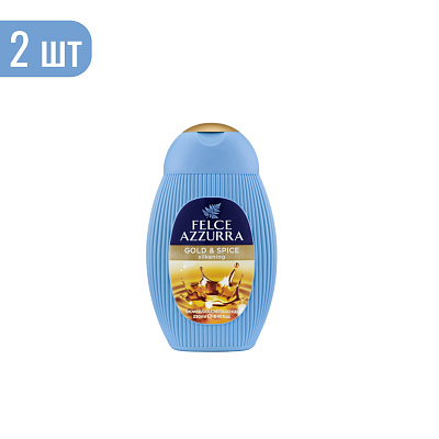 Набор FELCE AZZURRA Гель для душа парфюмированный "Золото и специи" *2 шт