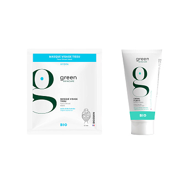 Дуэт Увлажение с патчем №1GREEN SKINCARE