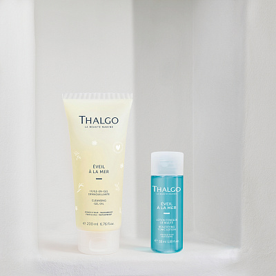 Дуэт Очищение Eveil a La Mer: Гель-масло + Тонизирующий лосьон, 450 мл