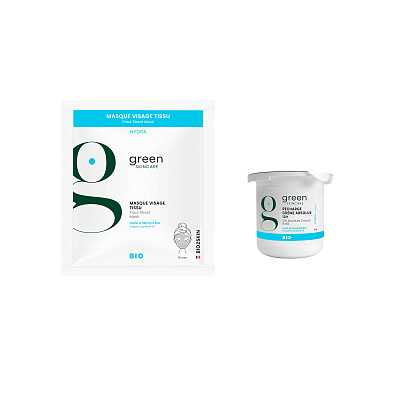 Дуэт Увлажение с маской №2 GREEN SKINCARE