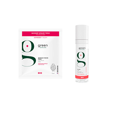 Дуэт Антивозрастной с маской  №4 GREEN SKINCARE