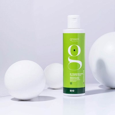 GREEN SKINCARE SILHOUETTE Двухфазное ночное средство против целлюлита с кофеином и спирулиной 200 мл