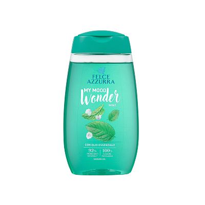 Гель для душа FELCE AZZURRA My Mood Wonder Mint 250 мл, мята, эвкалипт и зеленый чай
