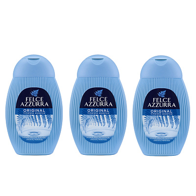 Набор гелей для душа «Неповторимый аромат блаженства» FELCE AZZURRA — 3 шт.