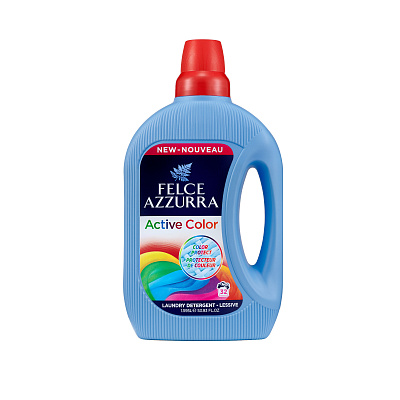Жидкое средство для стирки белья "Active Color", Защита цвета 1,595 л, гель для цветного белья с энзимами