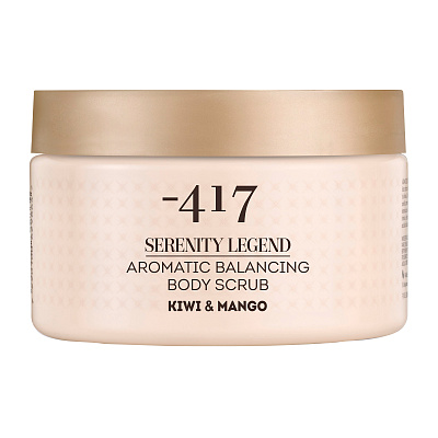 Скраб для тела с солью Мертвого моря "Киви и Манго" 400 гр