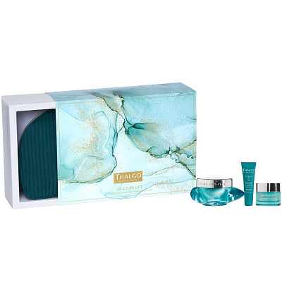 Набор Silicium Lift (Подтяг. и Укр.Крем 50мл + Интен. Подтяг. и Укрепляющая Сыворотка 10мл + Подтяг. и Укрепляющий Крем для Глаз 15мл + Косметичка)