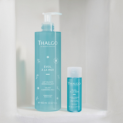 Дуэт Очищение Eveil a La Mer: Молочко + Тонизирующий лосьон, 450 мл