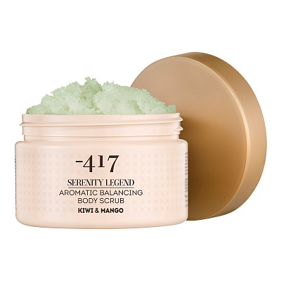 Скраб для тела с солью Мертвого моря "Киви и Манго" 400 гр