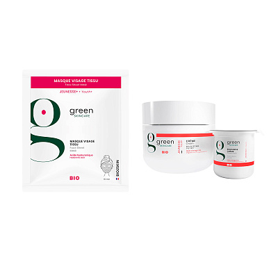 Дуэт Антивозрастной с маской  №1 GREEN SKINCARE