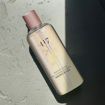 Освежающий и увлажняющий гель для душа с минералами "Молоко и Мед", 350 мл