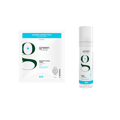 Дуэт Увлажение с маской №4 GREEN SKINCARE
