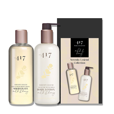 ДУО набор "Молоко и Мед"  (Гель для душа 350 мл + Лосьон для тела 350 мл)