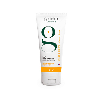 GREEN SKINCARE ENERGY Увлажняющее молочко для тела с аргановым маслом 200 мл