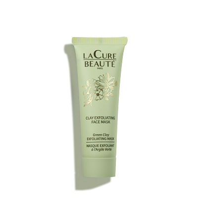 Отшелушивающая маска с зеленой глиной 50 мл