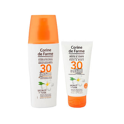 Дуэт Солнезащита №1 ( спрей-экран и крем для лица и тела)