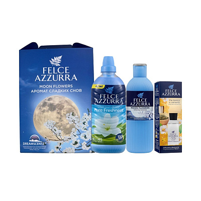 Набор FELCE AZZURRA "Триумф свежести" ( Гель для душа+ Кондиционер + Ароматический диффузор) 