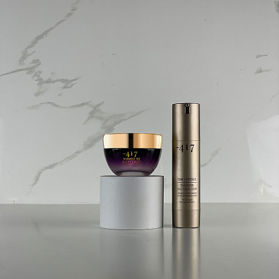 Набор "Драгоценный ночной уход" (Ночной восстанавливающий крем 50 мл + Ночная антивозрастная сыворотка 50 мл)