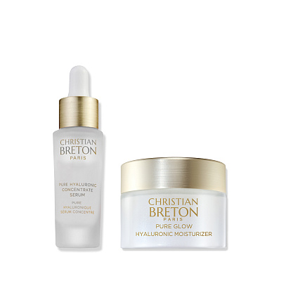 Набор с гиалуроновой кислотой "Сияние" 65 мл