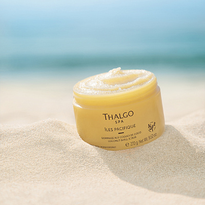 ILES PACIFIQUE Cкраб с частичками скорлупы кокоса "Экзотические Острова", 270 гр