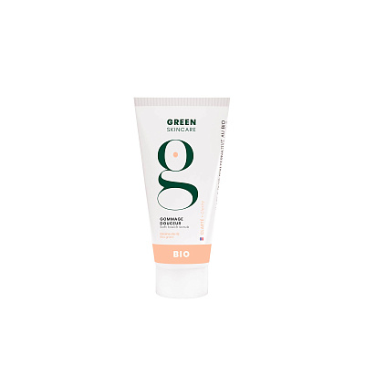 GREEN SKINCARE CLARITY Мягкий скраб для деликатной эксфолиации с гранулами жожоба и миндальным маслом 50 мл