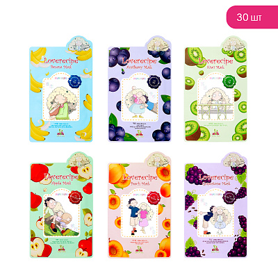 Набор масок Любовные рецепты №1 по 30 штук