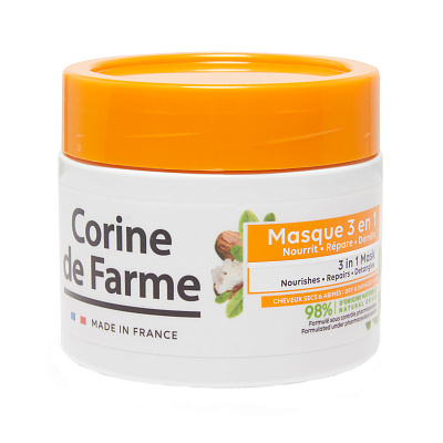 Macка для волос 3 в 1 "Питание, Восстановление, Гладкость" 300мл