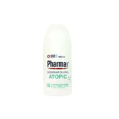 Шариковый дезодорант для сухой и чувствительной кожи Atopic линии "Pharmaline", 50 мл